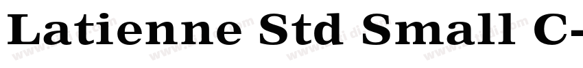 Latienne Std Small C字体转换